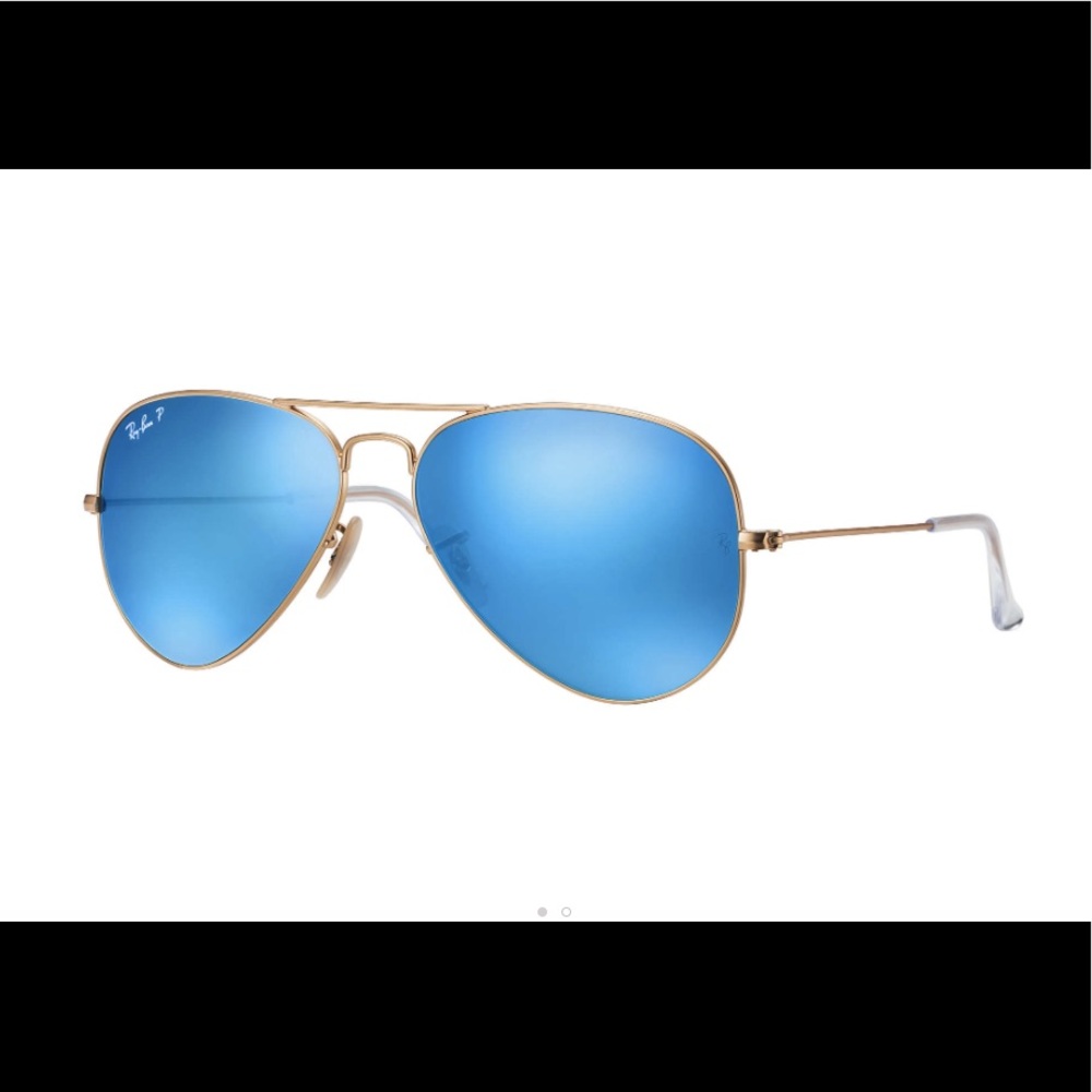 Like new Blue Mirror Ray-ban Sunglasses